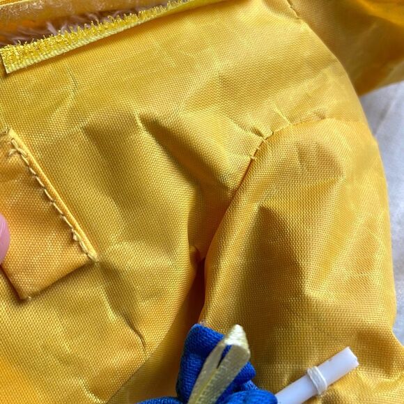 Vintage Terry’s Village Omaha Nebraska plush Teddy in rain Duck umbrella - Picture 9 of 11